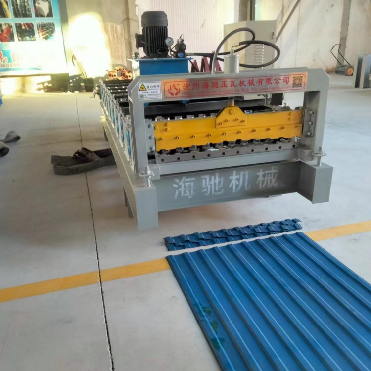 海驰机械供应 10峰900型单层压瓦机 彩钢屋面板成型机 厦门压瓦机