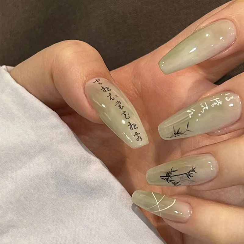 外贸冰透粉色猫眼纯欲腮红欧美风法式可拆卸穿戴甲跨境美甲小红书|undefined