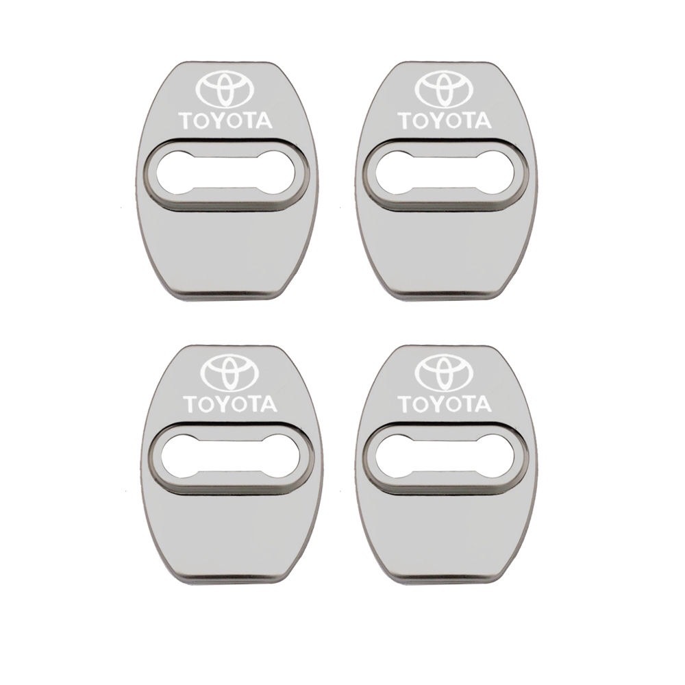 适用于丰田汉兰达RAV4凯美瑞锐志雷凌卡罗拉门锁扣盖防锈车门扣盖