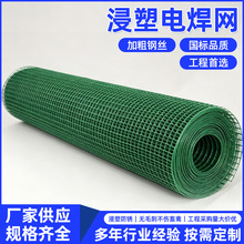 定制浸塑电焊网pvc隔离网果园用铁丝网养鸡防鼠防蛇围网PVC电焊网