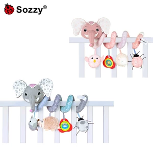 Плюшевая игрушка SOZZY с музыкой на коляску и кроватку подарок новорождённому