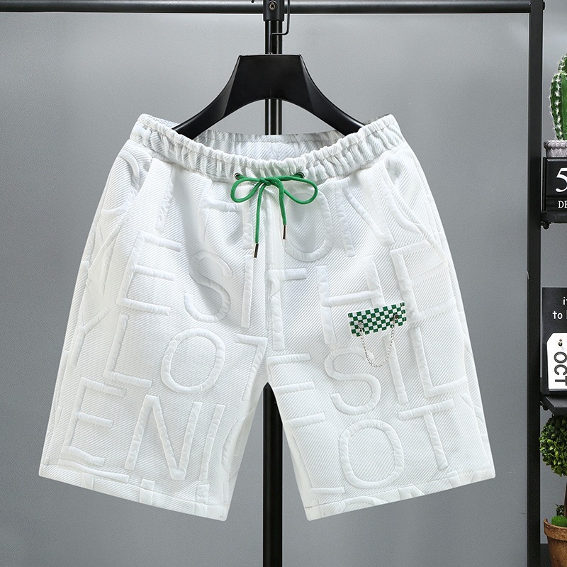 Plus Size Men's Summer Loose Shorts Trendy Five-Point Beach Pants Casual Mid-Length Fashion_viptrois.com