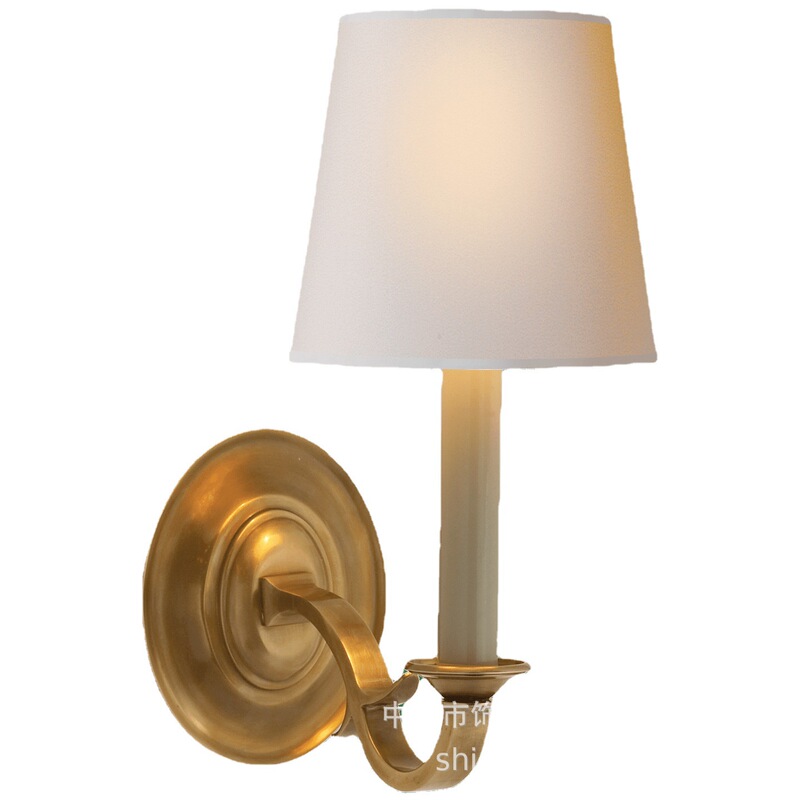 American-Style Simple and Luxurious Living Room Wall Lamp, Hotel Bedside Bedroom Dining Room Cafe Entrance Hallway Kitchen Small Wall Lamp American-Style Simple and Luxurious Living Room Wall Lamp, Hotel Bedside Bedroom Dining Room Cafe Entrance Hallway Kitchen Small Wall Lamp