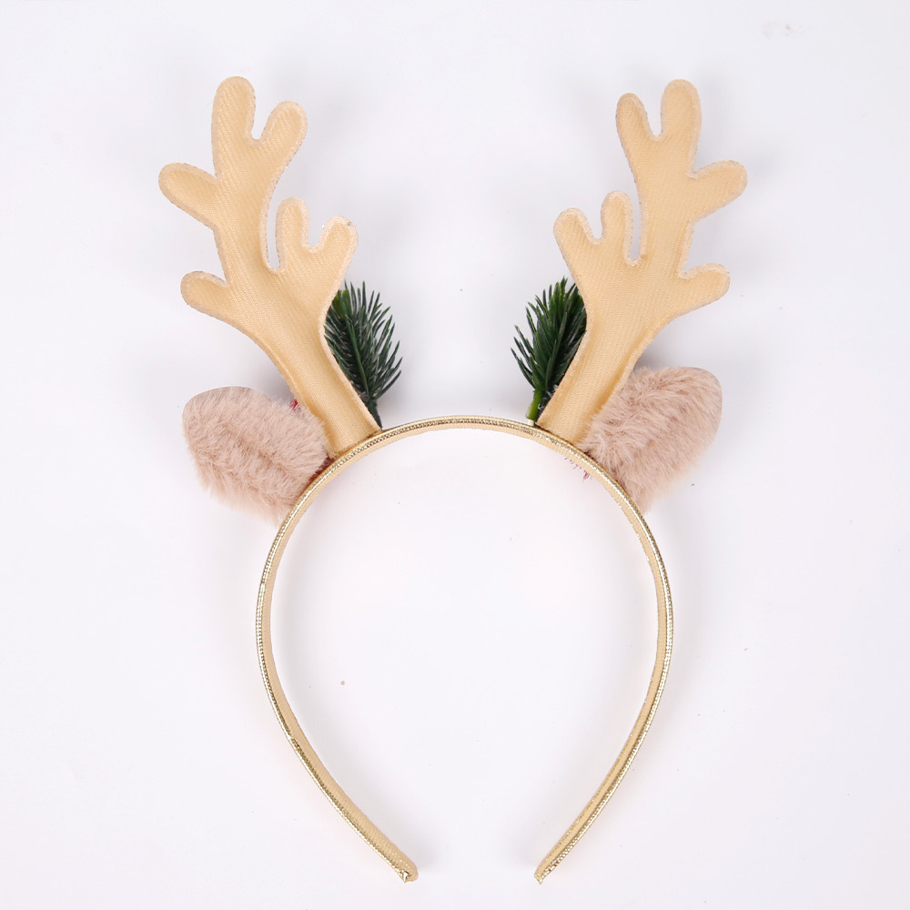 Christmas Festival Antlers Pattern Cartoon Style Style Christmas Cartoon Style Antlers Plastic Party Festival Headband