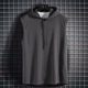 Vest Standard Fashion New Vest Temperament Trend Lazy Men's Youth Fashion Hood (Not Removable)