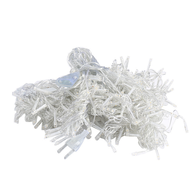 Luces LED de tira de hielo, luces decorativas para exteriores, cielo estrellado, ambiente festivo, luces de cortina, luces de cascada, luces LED de Año Nuevo