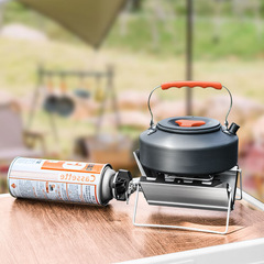 アウトドアキャンプ専用のカード式炉ミニ調理器具野外でお茶を煮て水を沸かす神器の携帯式の鍋は折り畳み式の炊事ができます。