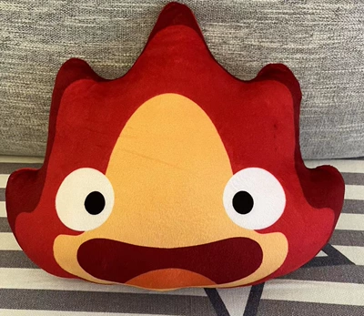 Foreign Trade Calfer Plush Plush Toy Doll Small Flame Plush Doll Pillow Plush Toy (Oyuncaq yastıqlar) - red-22cm-27cm-90g
