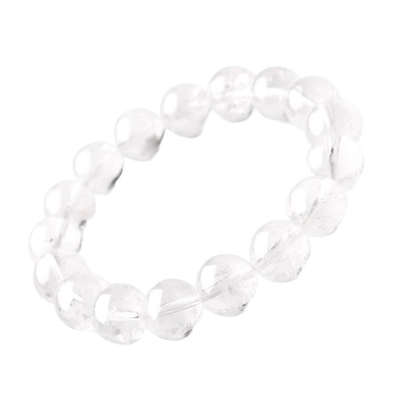 Cuentas sueltas de cristal natural Cuentas sueltas de Asai blancas Cuentas sueltas de bricolaje individuales Pulsera hecha a mano Accesorios de joyería image 6