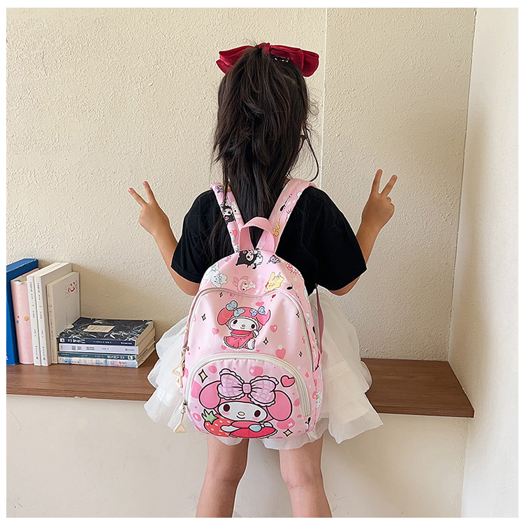 Cute cartoon, lightweight and lightweight schoolbag for kindergartens, fashionable and versatile children's backpacks for outdoor leisure travel undefined