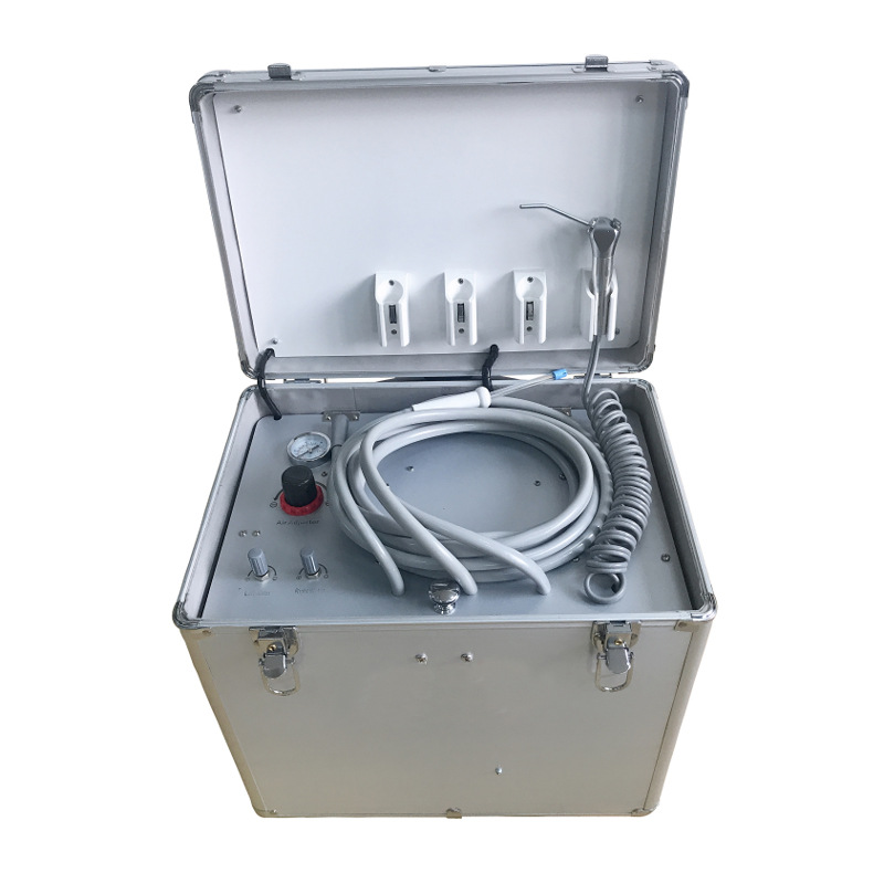 Máquina de tratamiento dental móvil Turbina integral portátil Máquina de molienda de alta velocidad Certificado de turbina de enseñanza completo