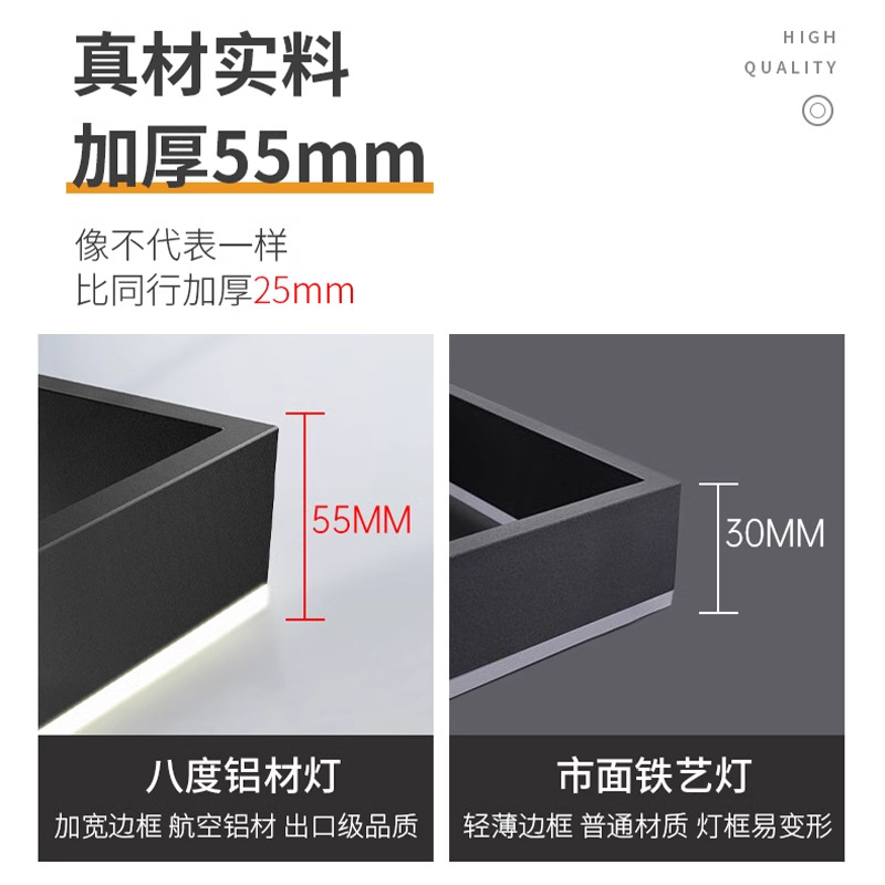 Araña de sala de estar 2025 nueva lámpara atmosférica minimalista moderna lámpara de comedor cuadrada minimalista lámpara principal de sala de estar nórdica