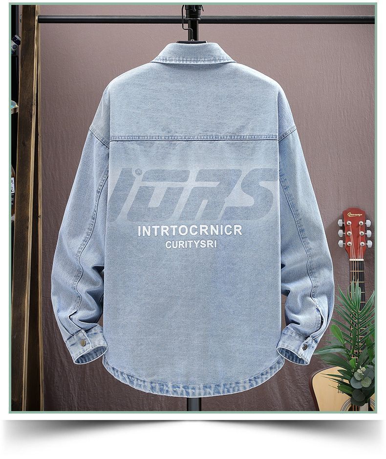 Modisches Jeanshemd Für Herren Für Frühling Und Herbst_voghion.com