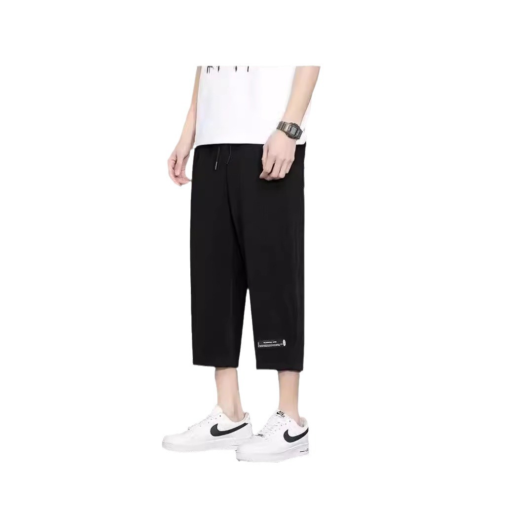 Shirt Less Clothing Ice Silk Eight-point Pants Dape Summer New Men's Thin Fashion Trendy Casual Sports Casual Pants