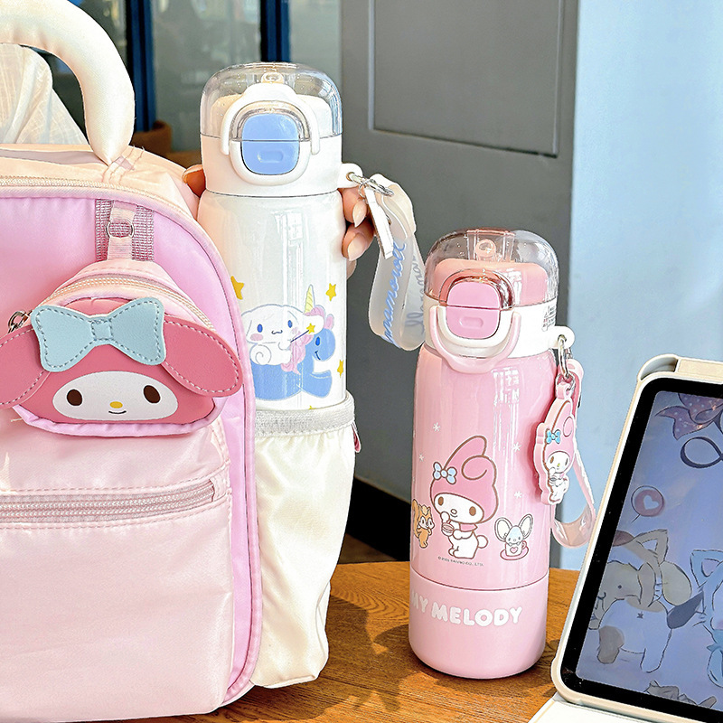 サンリオ 子供用魔法瓶カップ 小学生女子向け 高見え通学専用 2025年新作 3wayドリンクカップ|undefined