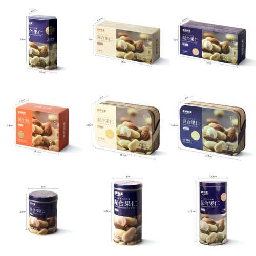 Fujino Fruit Mixed Nuts Cashew Nuts Peanut Almond Nuts Individually Packaged Wedding Snack Food Wholesale