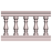 罗马柱模具阳台护栏模型建筑用外墙栏杆别墅水泥现浇围栏柱子欧式