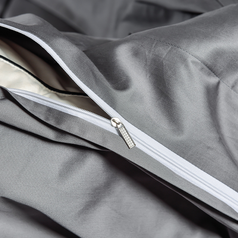 100 algodón australiano largo algodón satin homenaje bordado cuatro piezas set de algodón desnudo cama cama cama de gama alta