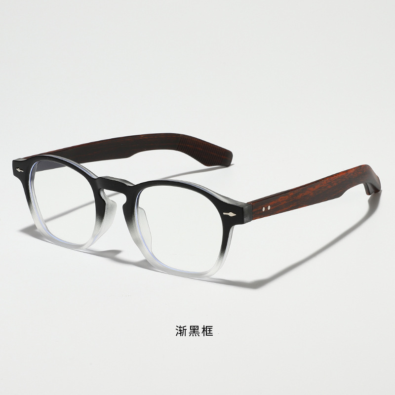 Moda TR90 anteojos de luz azul para hombres y mujeres anteojos de miopía coreana simple inins anteojos de luz plana retro marco de gafas versátil