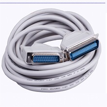 25芯成型并口线 老式打印机数据线 LPT打印机连接线 DB25针转CN36