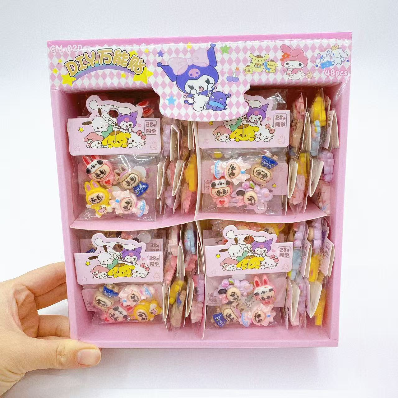 Caricaturas lindas pegatinas estereoscópicas para teléfonos móviles pegatinas de taza térmica 3D pegatinas de refrigerador resina diy2 lotes de departamentos