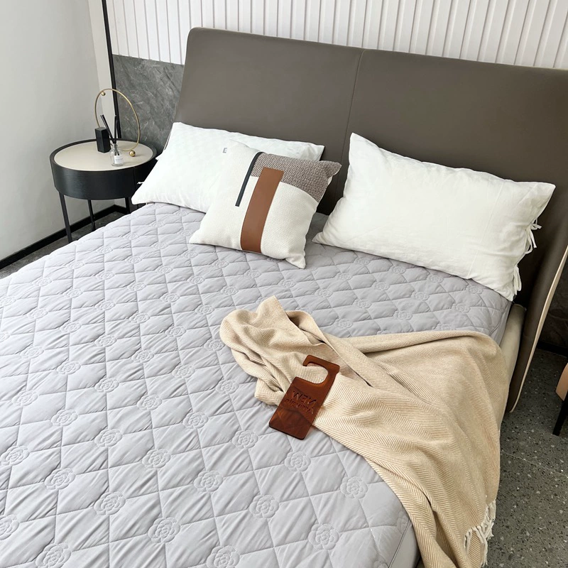Antibacterial cotton sheet, quilted bedspread, dust cover, mattress, protective cover, increased thickness