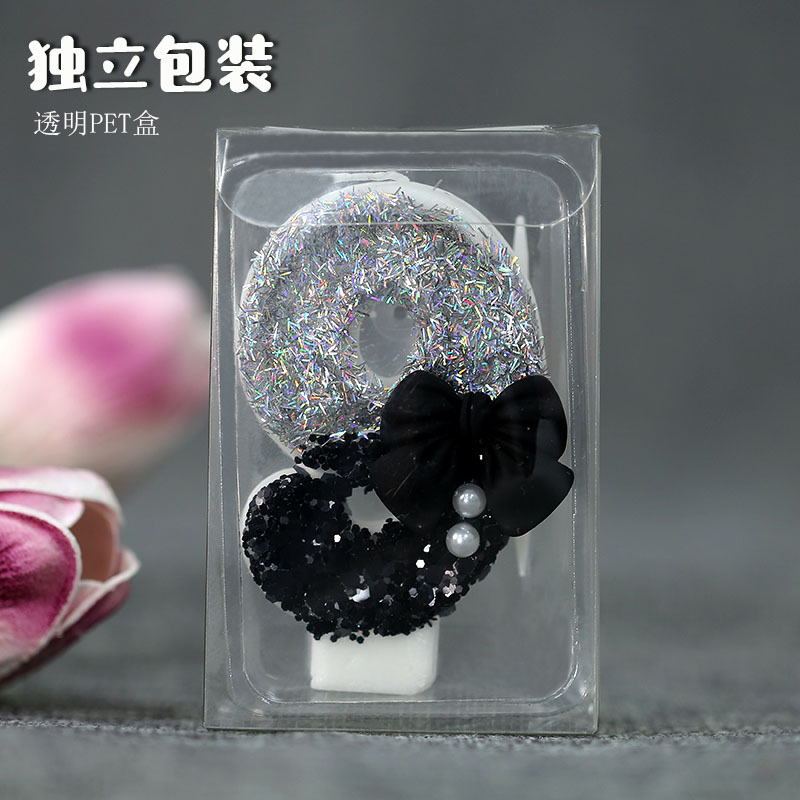 Vela de cumpleaños transfronteriza e-commerce creativo vela digital arco perla Vela decorativa para AliExpress Amazon