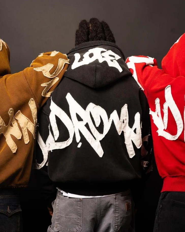 Herrenbekleidung Mode Sweatshirts Neue Tops Stickerei Trendy Persönlichkeit Straße Lose Strickjacke Sweatshirt_voghion.com