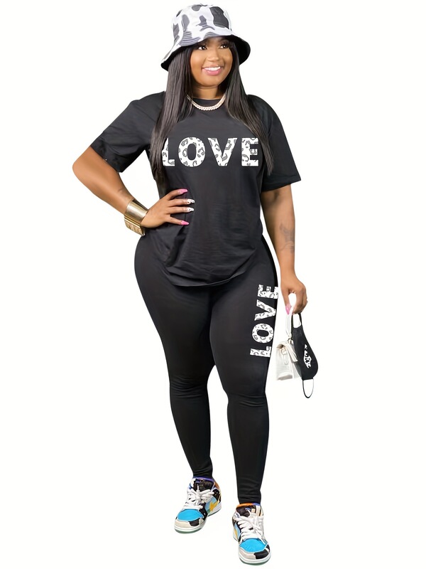 Q3001 cross-border new European and American women's fashion Sports Leisure two-piece suit Q3001 cross-border new European and American women's fashion Sports Leisure two-piece suit