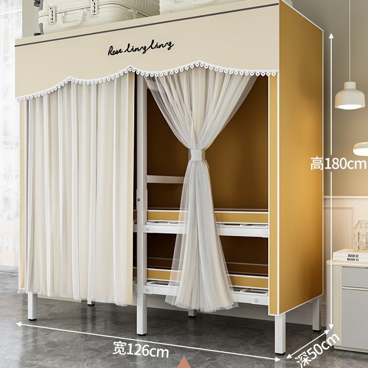 Simple Folding Wardrobe Installation-Free Storage Cabinet Home Bedroom Dormitory Rental House Strong and Durable Full Steel Frame Wardrobe