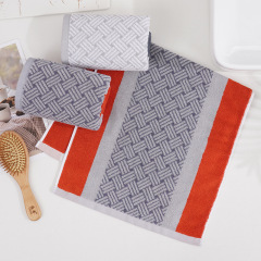 【10條裝】純棉色織毛巾批發 禮品家用成人洗臉面巾 不掉毛擦手巾