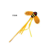 儿童演出服饰黄色小蜜蜂三件套翅膀表演道具瓢虫金粉彩绘万圣节