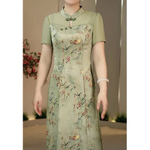茵瑞衣橱旗袍改良版中国风新中式连衣裙子女夏季显瘦洋气中长气质