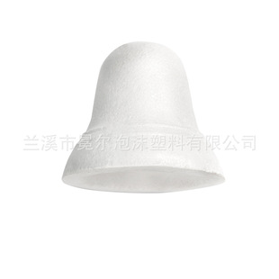 Styrofoam Dragon Ball Christmas Pendant Foam Bell 9CM White Blank Christmas Accessories