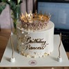 Cross -border INS Wind Birthday Princess Yayli Cake Side Decoration Queen Birthday Happy Birthday Cake Decoration