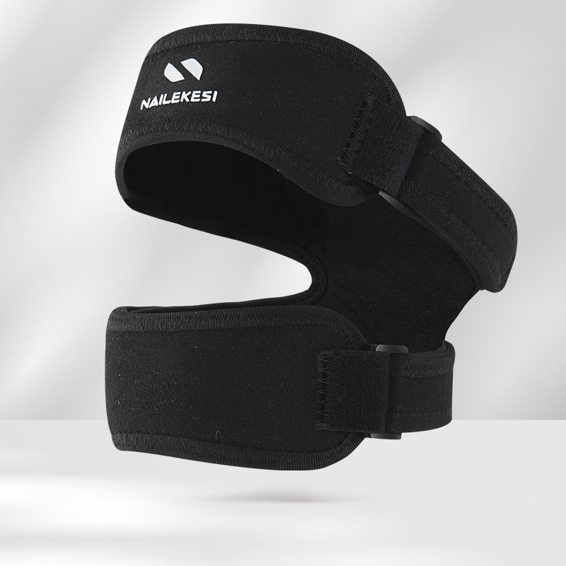 Rodilleras deportivas cinturón de rótula al por mayor menisco amortiguador presurizado para hombres, cubierta protectora para la articulación de la rodilla, cuerda de salto para correr, equipo de protección para mujeres