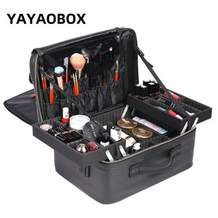 New Large-capacity Trolley Makeup Box, Manicure and Embroidery, Hairdressing Trolley Storage Box, Makeup and Makeup Artist Tool Box