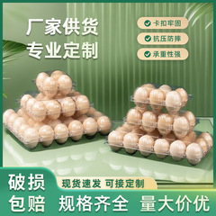 卵トレイ、耐衝撃性、耐圧性、使い捨て透明卵包装箱、さまざまな仕様のプラスチック包装箱の在庫供給