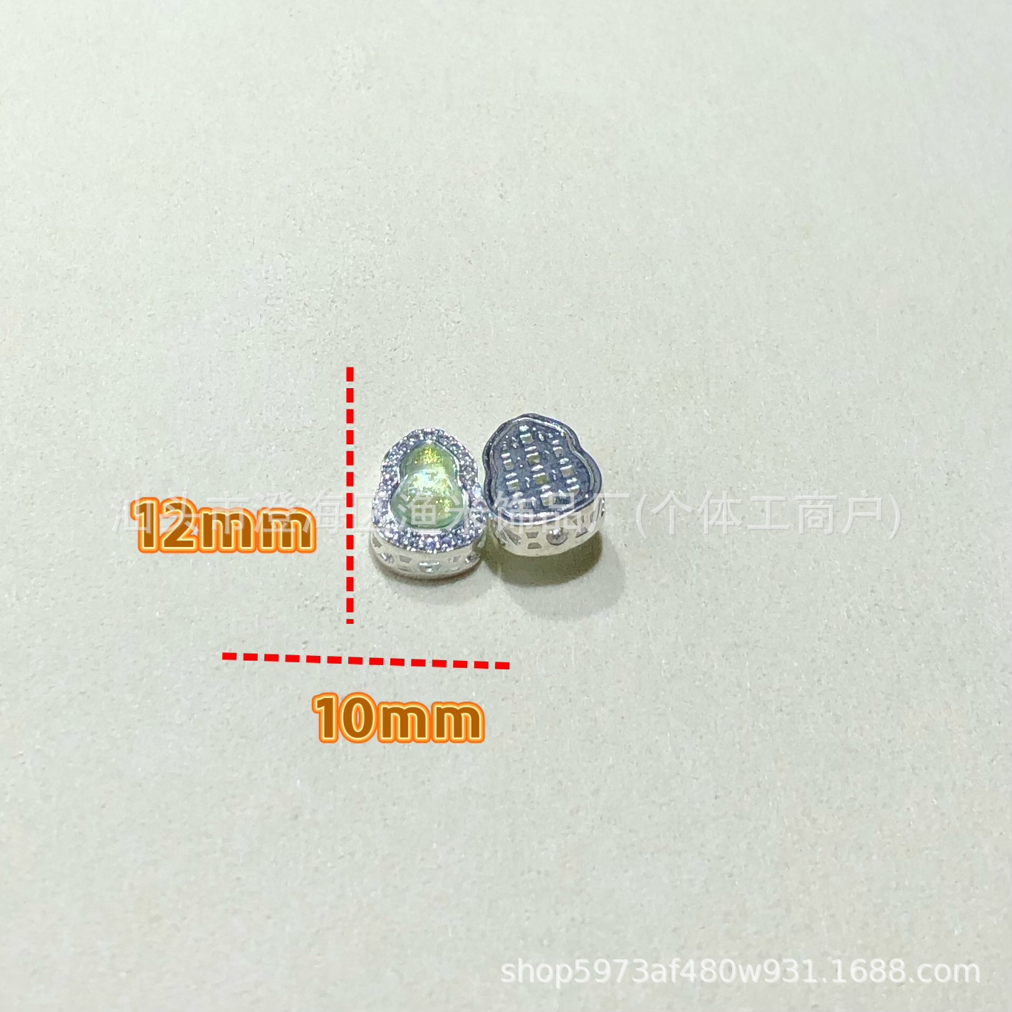 14K Gold-Filled High Color Retention Crystal DIY Jewelry Accessories Chinese Style Gourd Spacer Bead Bracelet Necklace Beaded Handmade Accessories