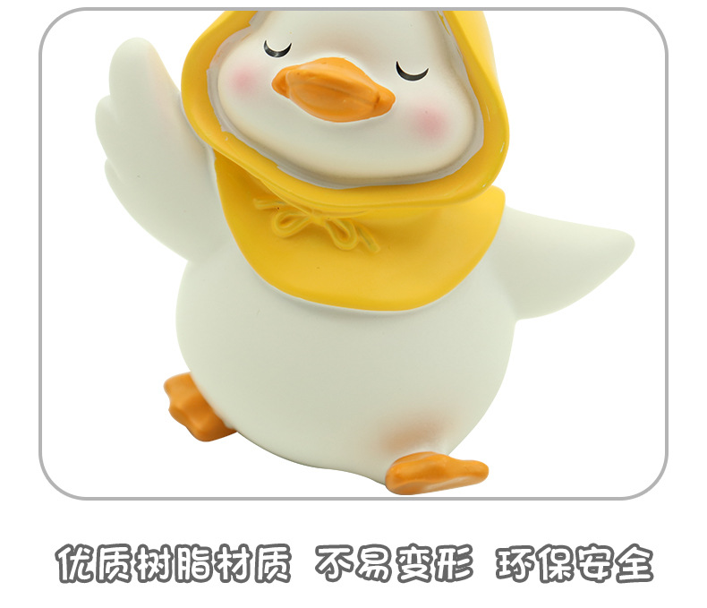 Creative Car Internet Celebrity Duck Car Ornaments New Cute Car Center Console Car Interior Decoration Ornaments for Women