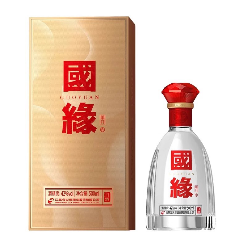 国缘单开42度浓香型白酒500mL 浓香型白酒