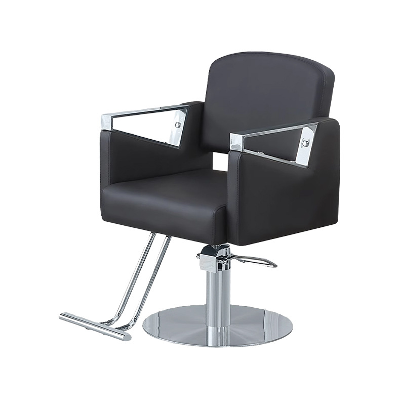 Silla de peluquería transfronteriza puede girar fábrica de silla de peluquería directa silla de peluquería silla de peluquería silla de corte de pelo elevación image 6