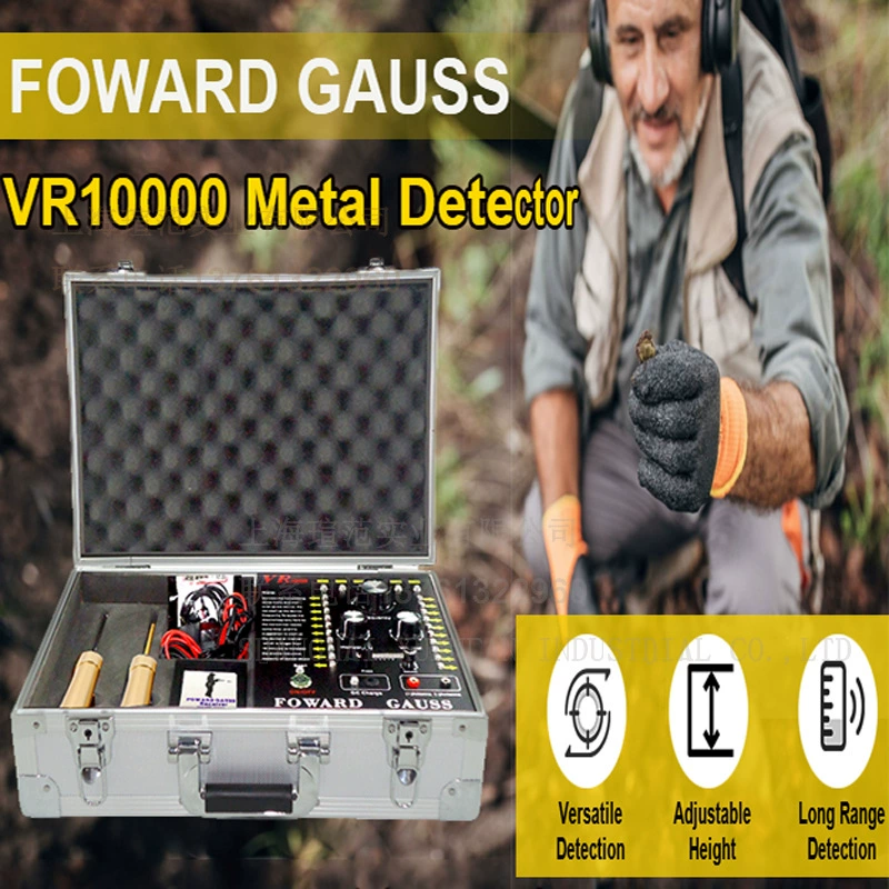 Металлоискатель золота VR10000 Детектор дистанционного управления подземным золотом Детектор золота Обнаружение драгоценных камней VR
