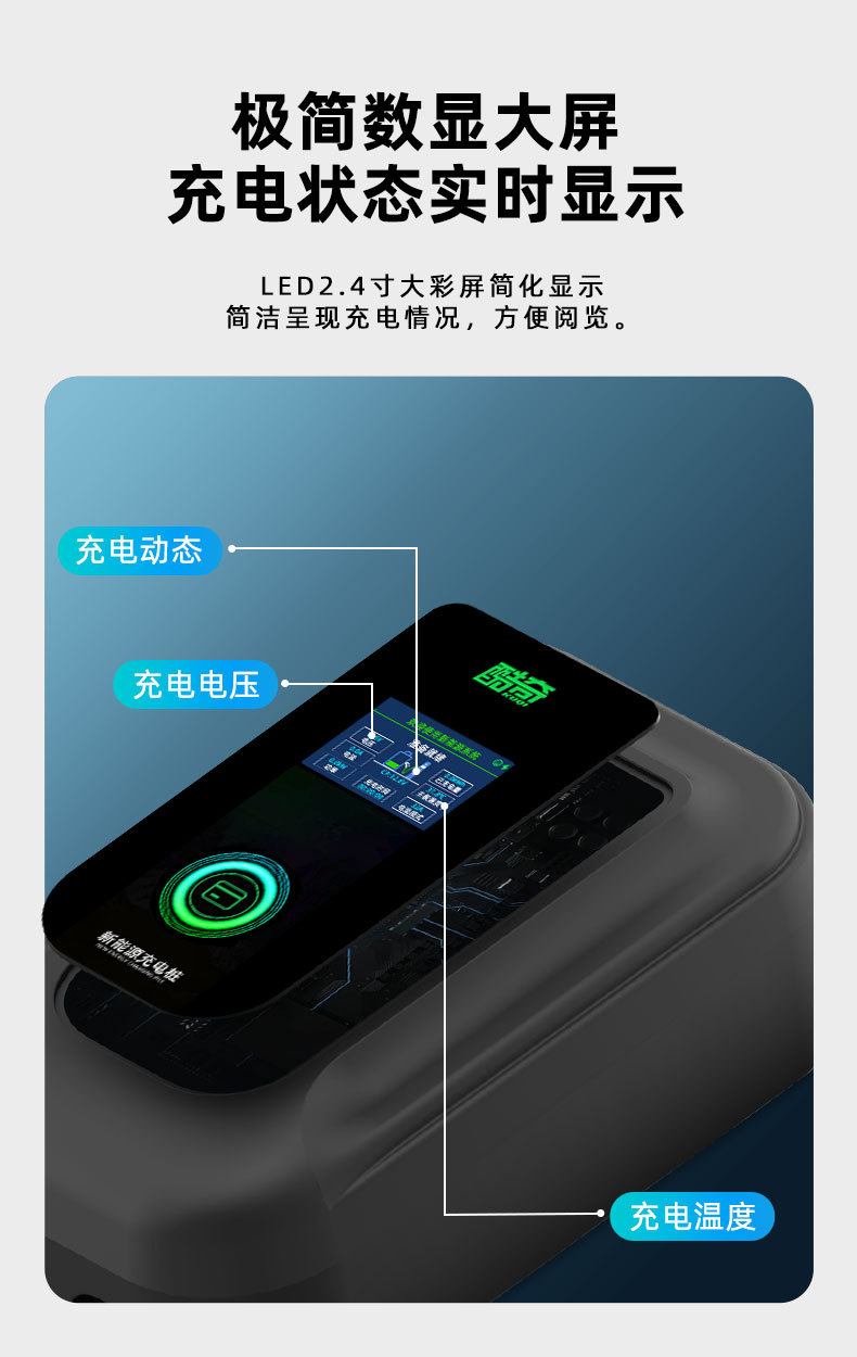 Romada Wall-Mounted Charging Station 7Kw for Home Use, 3C National Standard, Smart Charging Equipment, Over-Temperature Protection, Direct Sales from the Manufacturer