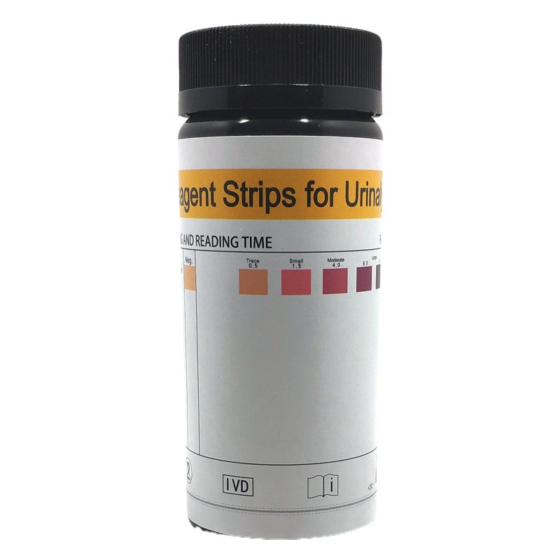 1 пробирка, 100 штук, экспортный английский язык, URS-1K кетон, тестовая бумага на кислотной основе PH, pH-метр, трансграничная электронная коммерция