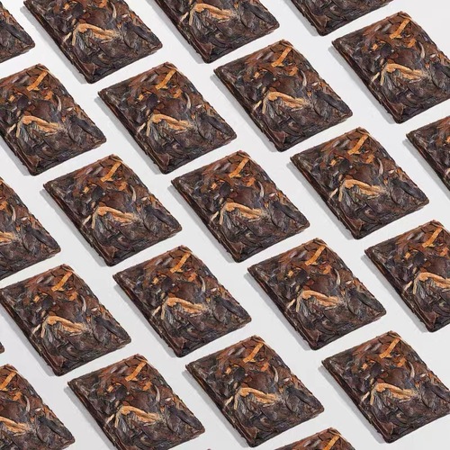 买一送一共500g陈皮白茶陈皮老白茶小方片小饼茶 茶叶礼盒装送礼