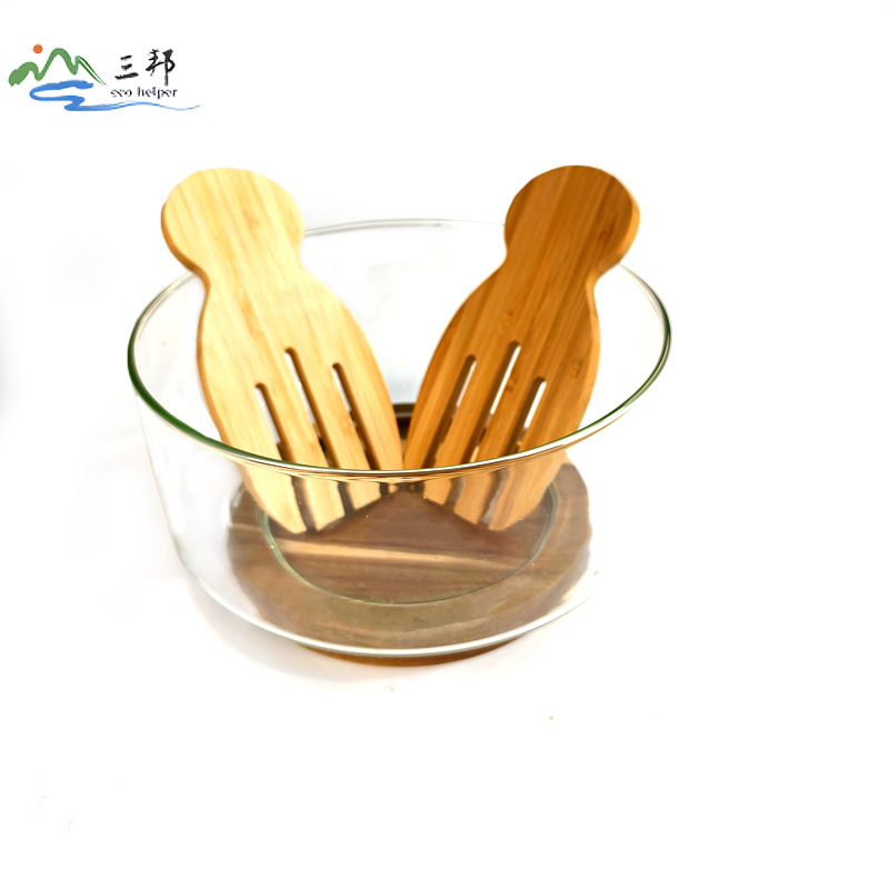 Tazón de ensalada de acacia para comer en casa Tazón de bambú natural Tazón de fideos instantáneos de madera de gran tamaño Tazón a prueba de caídas y a prueba de escaldaduras para niños