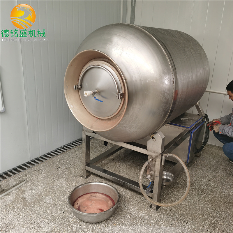 营售牛肉罐头腌制设备 酱牛肉真空滚揉机 不锈钢600L滚揉腌制机