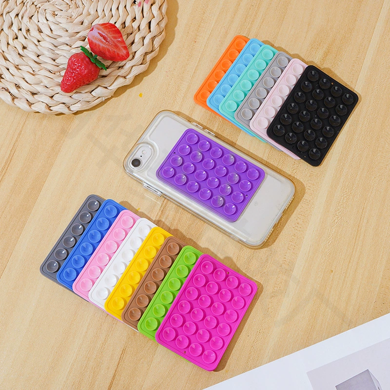 Square silicone multifunctional non-slip mobile phone, (Physicals)