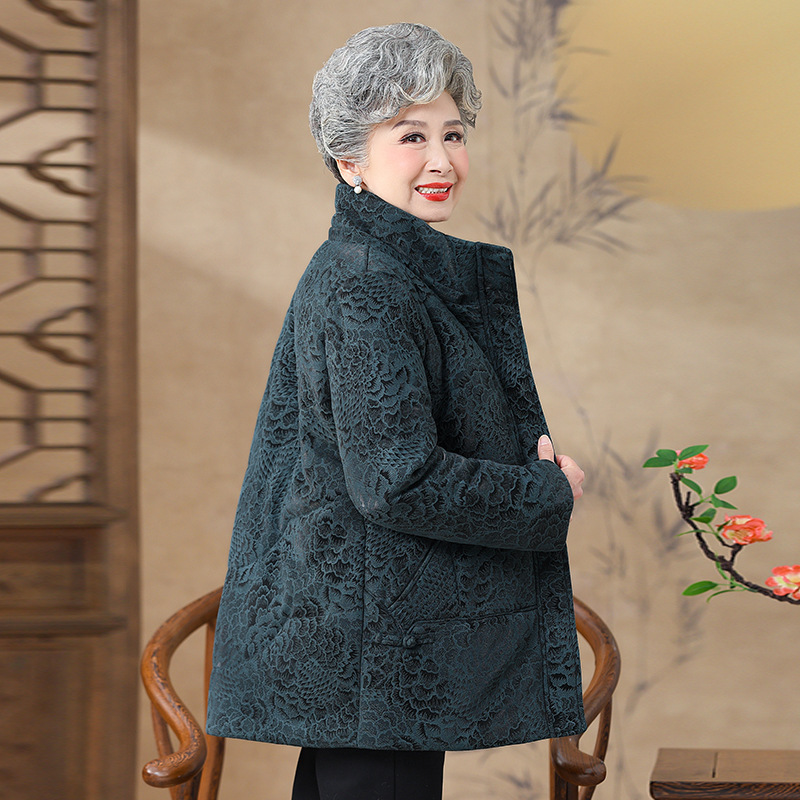 Warm down jacket for mother